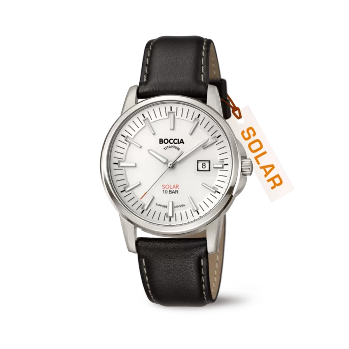 Boccia Herrenuhr Titan Solar 3643 01 Elegance Uhren und