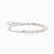 Thomas Sabo Charm-Armband mit weißen Perlen und Kettengliedern Silber – A2129-158-14-L15V