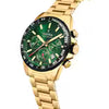 Festina Timeless Chrono Goldig / Grün Herrenuhr | F20634/4